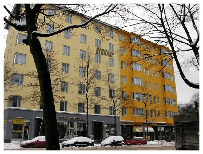 block of flats in Kallio district, Helsinki, Finland by BLOGitse