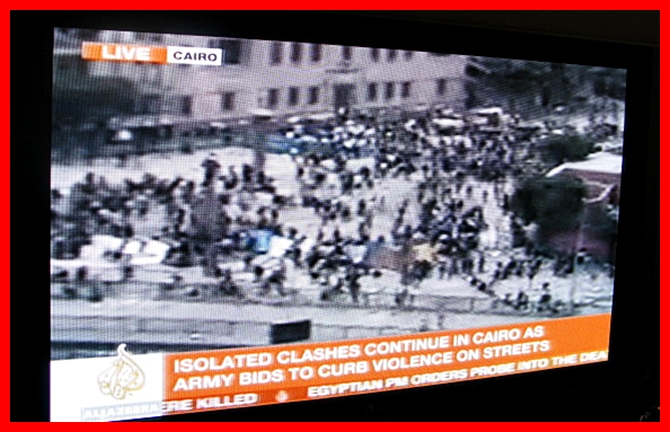 clashes in Cairo 3.2.2011