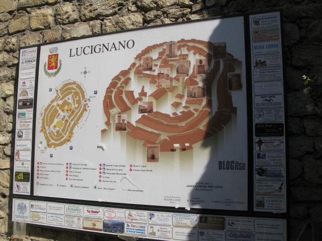 map of Lucignano, Italy by BLOGitse