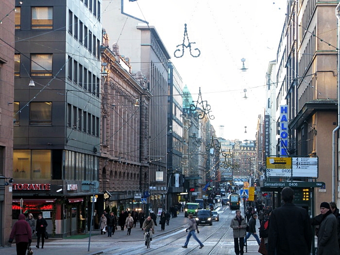 main shopping street Aleksi Helsinki by BLOGitse