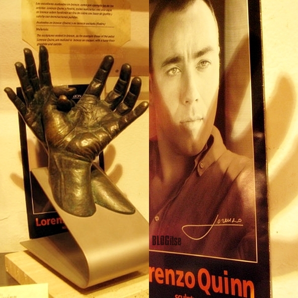 sculptor Lorenzo Quinn by BLOGitse