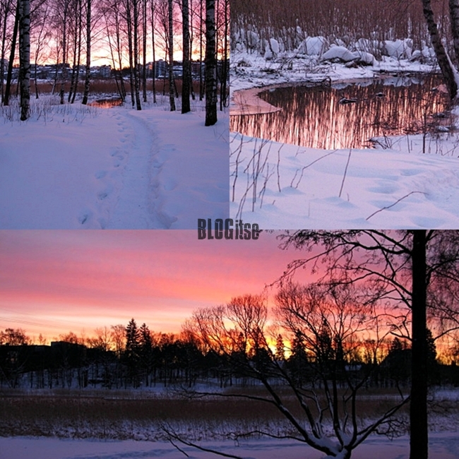 sunrise in Helsinki 28.1.2012 by BLOGitse