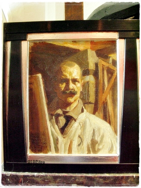 Akseli Gallen-Kallela Self-portrait for the Uffizi Gallery, Florence 1916 shot by BLOGitse