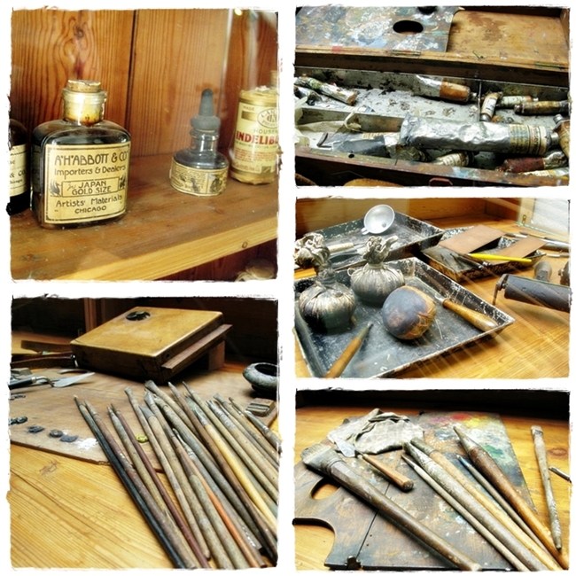Akseli Gallen-Kallela's tools at his studio by BLOGitse