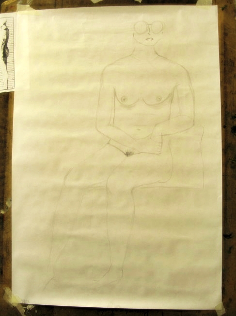 BLOGitse taking a life drawing course