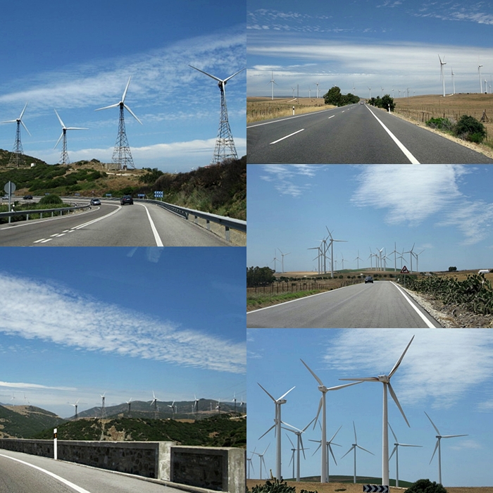 wind turbines in Andalucia, Spain by BLOGitse