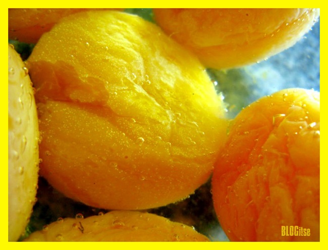 Monday Mellow Yellow soaking apricots by BLOGitse