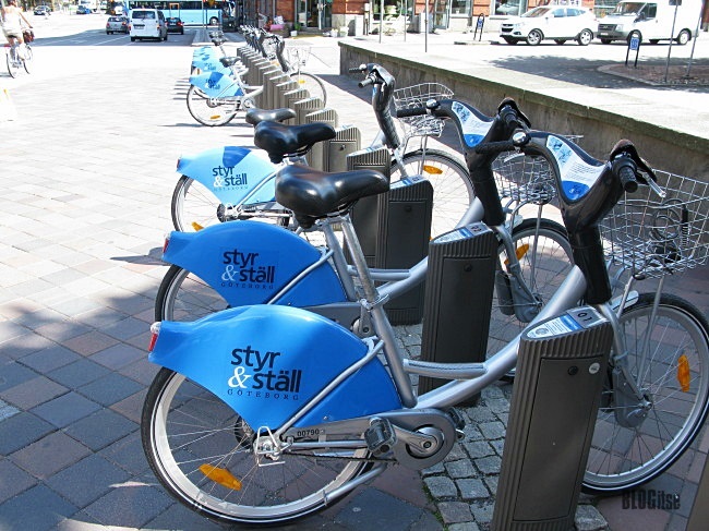 city bikes in Gothenburg Sweden by BLOGitse