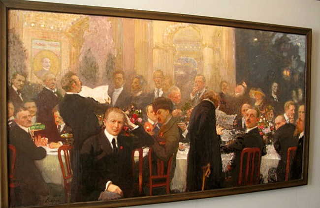 painting of Repin by BLOGitse