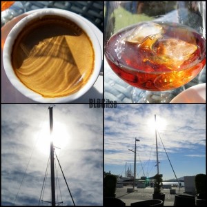 coffee Pacharan and sun Malaga Spain by BLOGitse