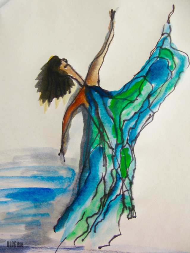 dancing woman by BLOGitse