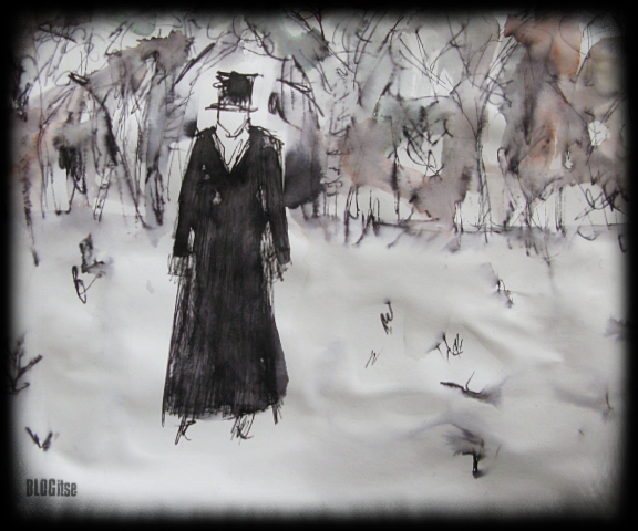 gentleman in long winter coat by BLOGitse