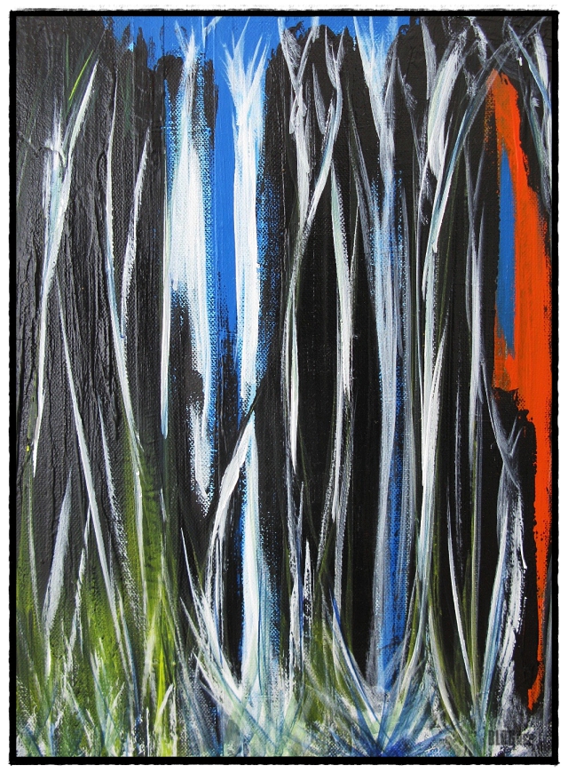 forest, acrylic by BLOGitse