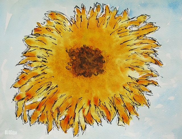inspiration of sunflower_1 by BLOGitse