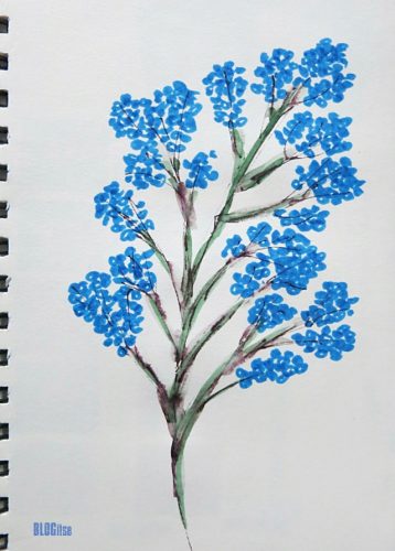 blue flowers by BLOGitse